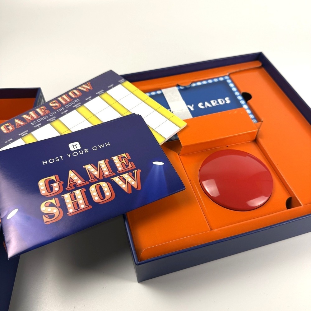 Host Your Own Game Show Party Game w/ Buzzer Family‎ Trivia Kids Adults Complete - Picture 6 of 6